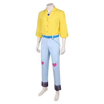 KPop Demon Hunters Romance Yellow Outfits Cosplay Costume Halloween Carnival Suit